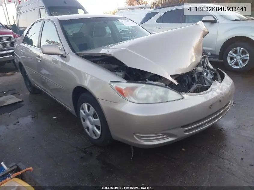 4T1BE32K84U933441 2004 Toyota Camry Le