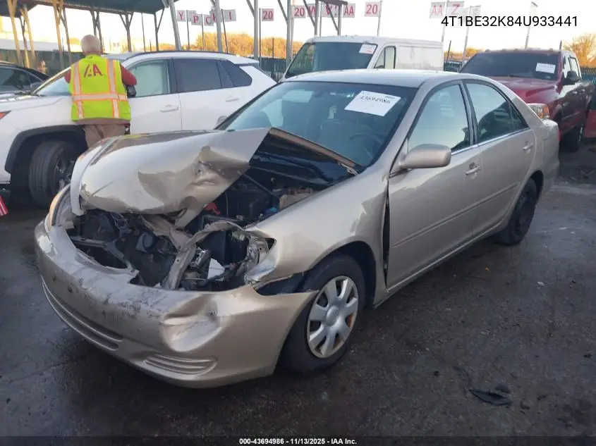 4T1BE32K84U933441 2004 Toyota Camry Le