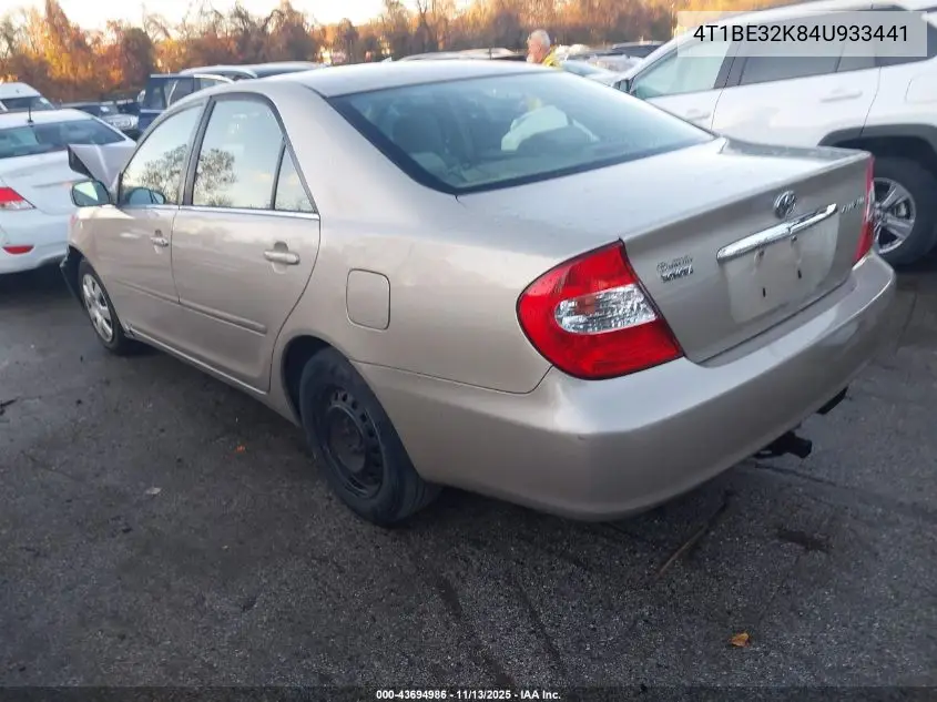 4T1BE32K84U933441 2004 Toyota Camry Le