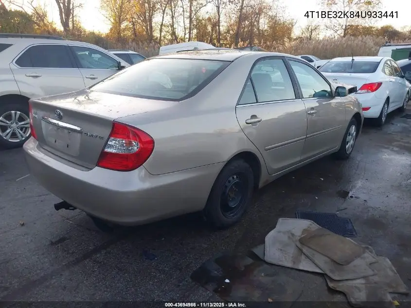 4T1BE32K84U933441 2004 Toyota Camry Le