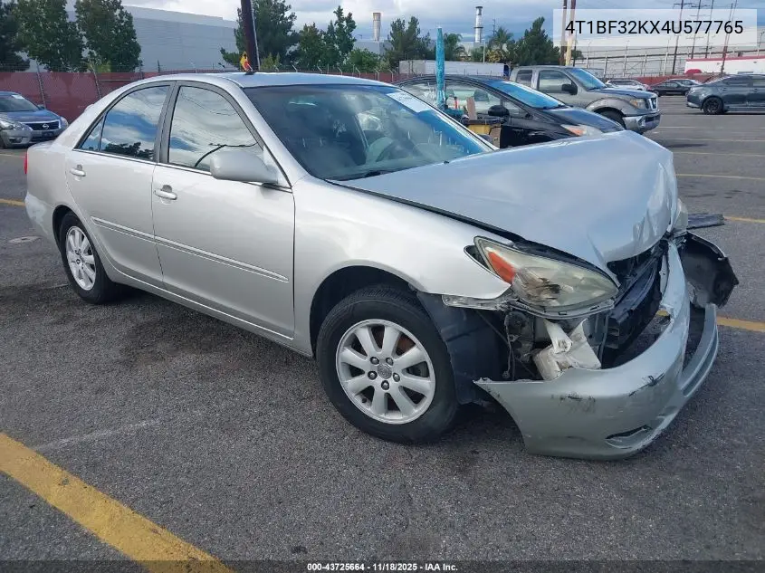 4T1BF32KX4U577765 2004 Toyota Camry Xle V6