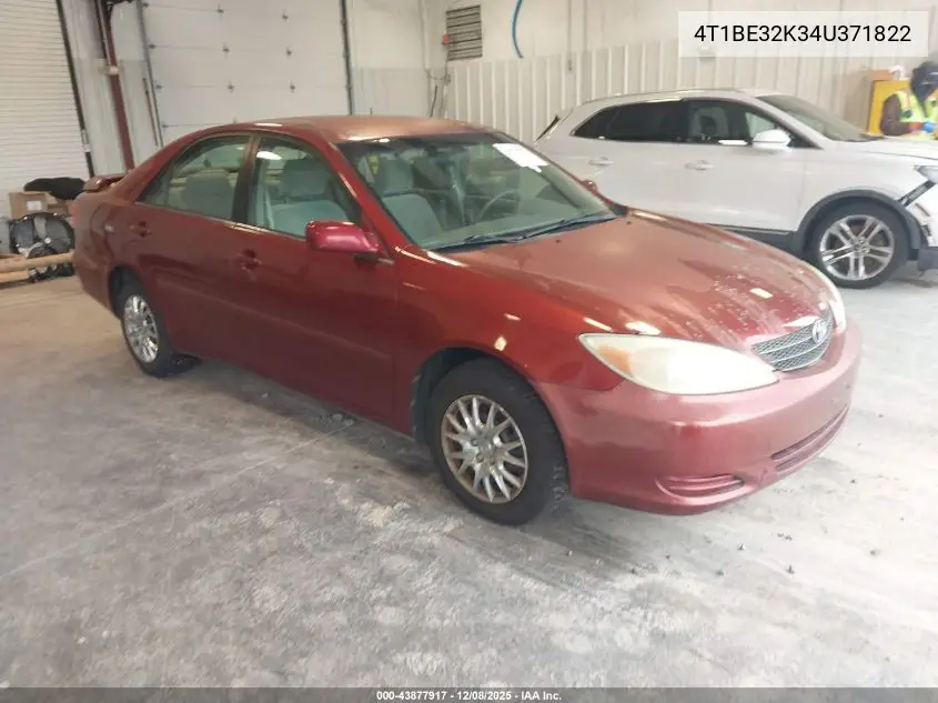 4T1BE32K34U371822 2004 Toyota Camry Le