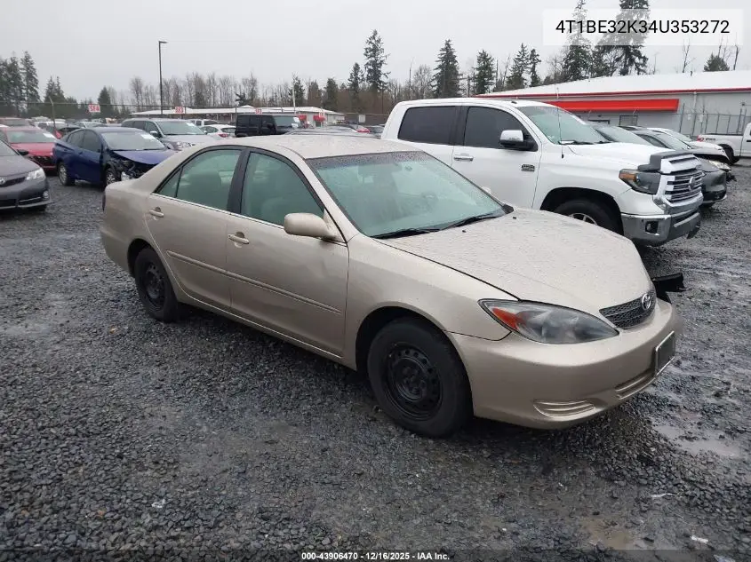 4T1BE32K34U353272 2004 Toyota Camry Le