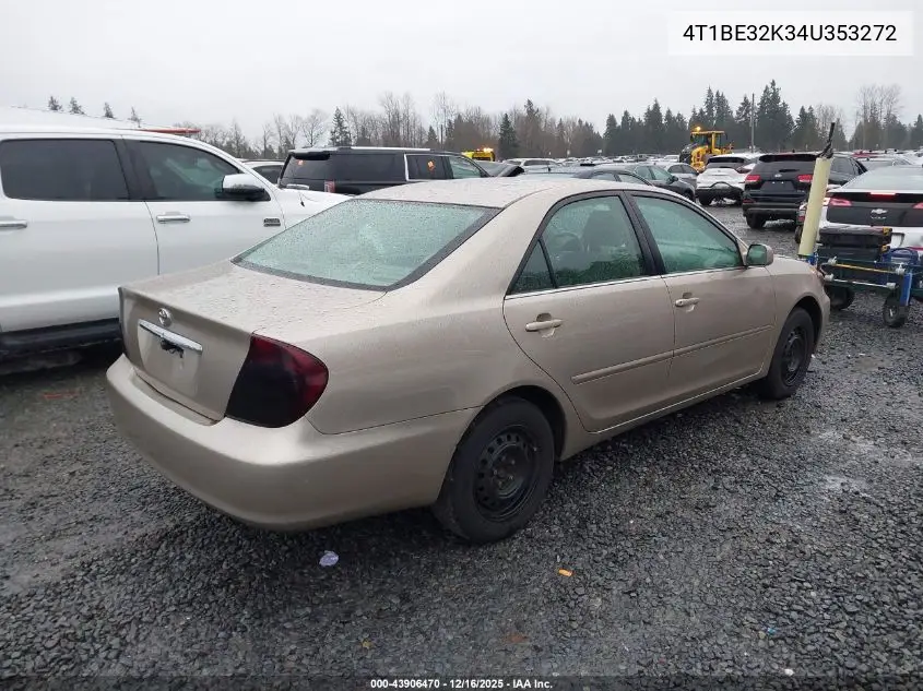 4T1BE32K34U353272 2004 Toyota Camry Le