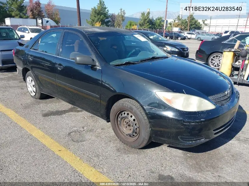 4T1BE32K24U283540 2004 Toyota Camry Le