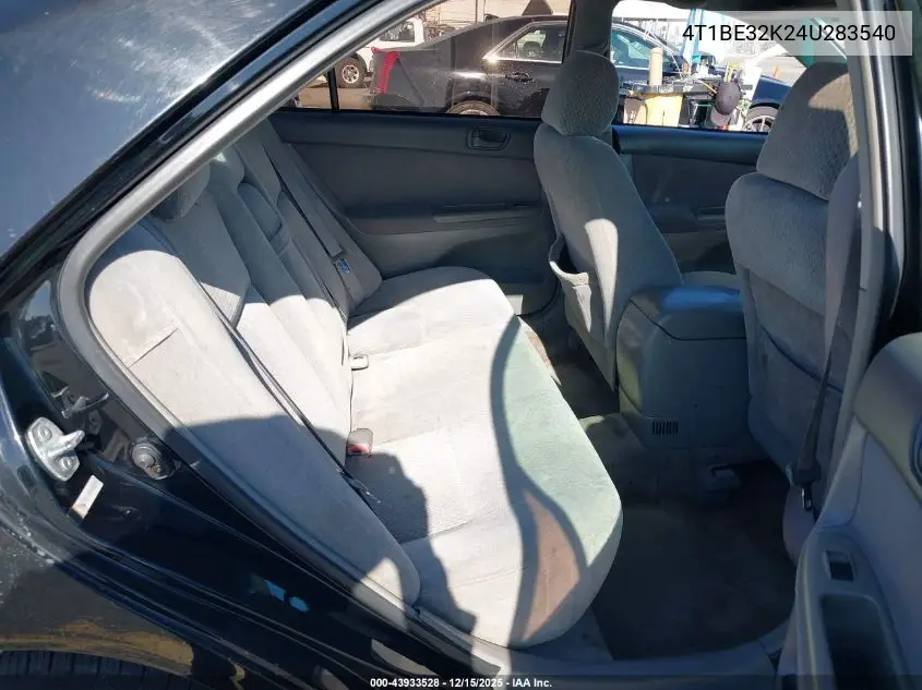 4T1BE32K24U283540 2004 Toyota Camry Le