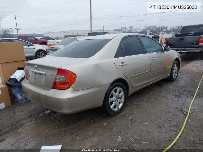 4T1BE30K44U325032 2004 Toyota Camry Le