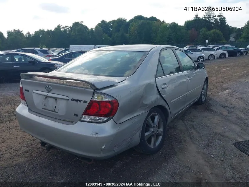 4T1BA32K65U506904 2005 Toyota Camry Se