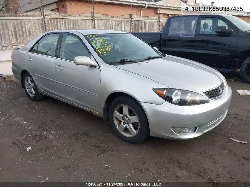 4T1BE32K85U387435 2005 Toyota Camry Le/Xle/Se