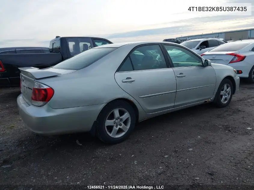 4T1BE32K85U387435 2005 Toyota Camry Le/Xle/Se