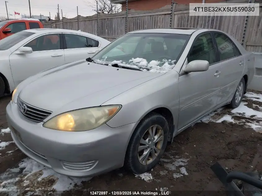 4T1BE32KX5U559030 2005 Toyota Camry Le/Xle/Se