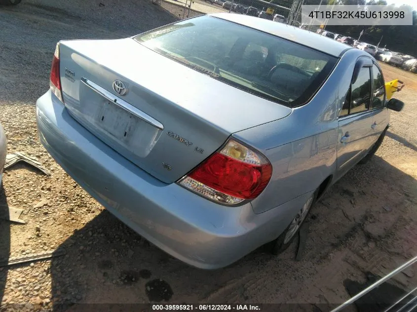 4T1BF32K45U613998 2005 Toyota Camry Le V6