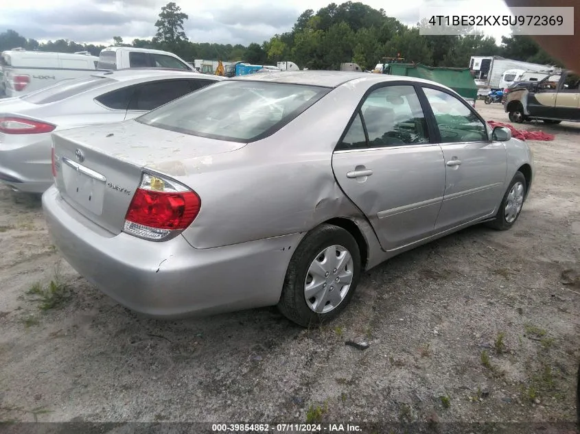 4T1BE32KX5U972369 2005 Toyota Camry Le