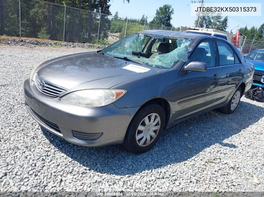 JTDBE32KX50315373 2005 Toyota Camry Le/Xle/Se