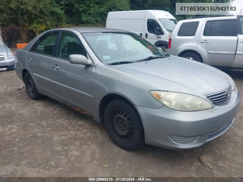 4T1BE30K15U943183 2005 Toyota Camry Le