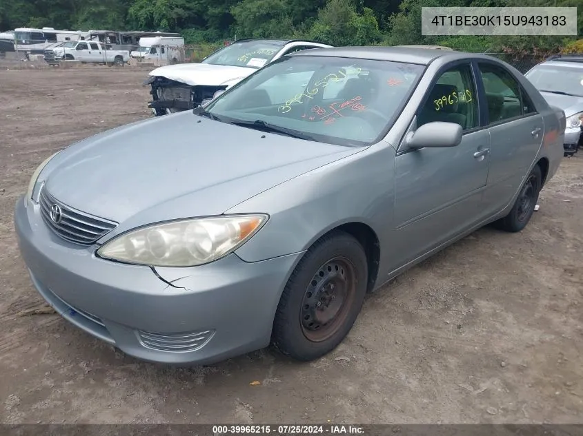 4T1BE30K15U943183 2005 Toyota Camry Le