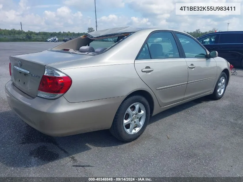 4T1BE32K55U983411 2005 Toyota Camry Le/Xle/Se