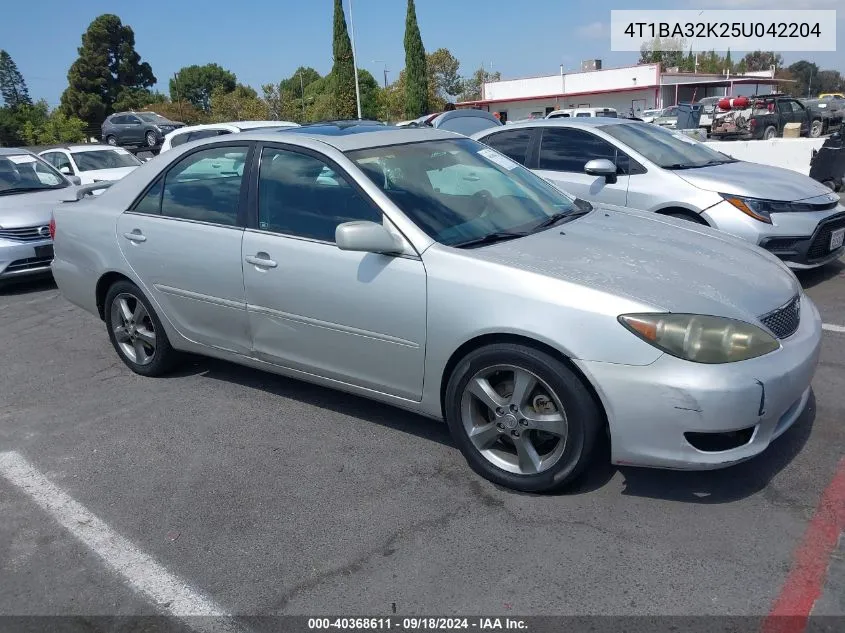 4T1BA32K25U042204 2005 Toyota Camry Se V6