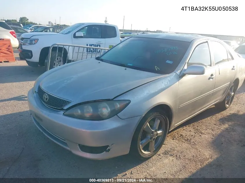 4T1BA32K55U050538 2005 Toyota Camry Se V6