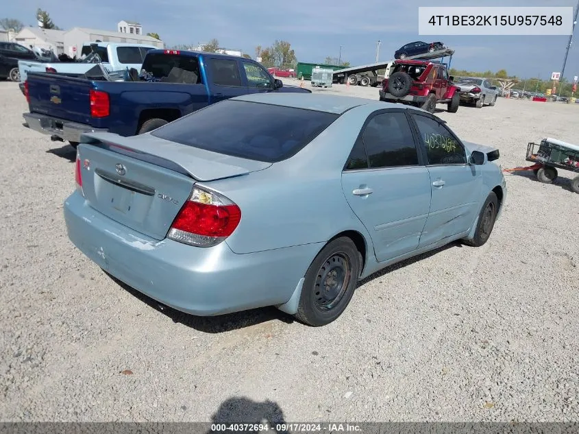 4T1BE32K15U957548 2005 Toyota Camry Le