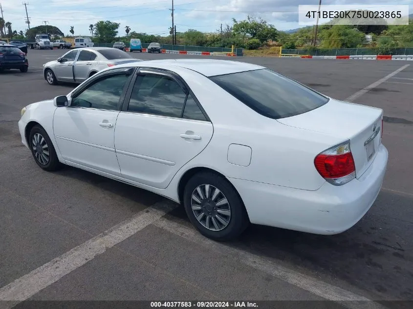 4T1BE30K75U023865 2005 Toyota Camry Le