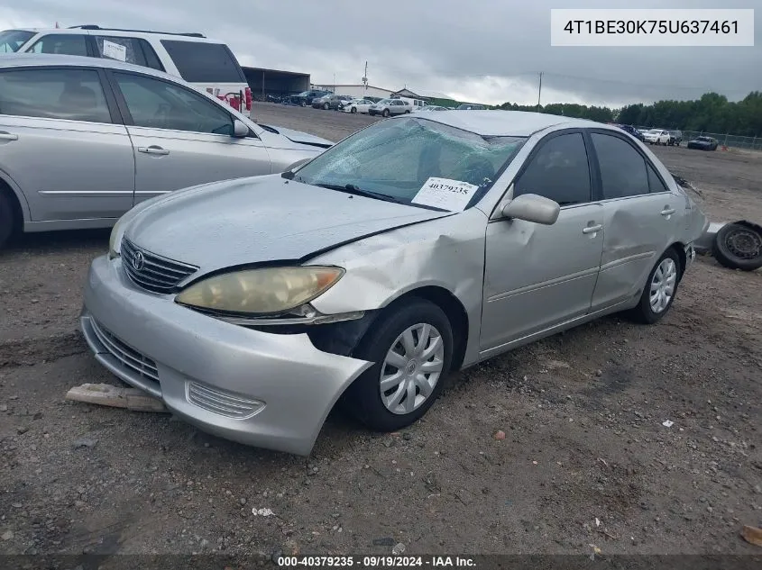 4T1BE30K75U637461 2005 Toyota Camry Le