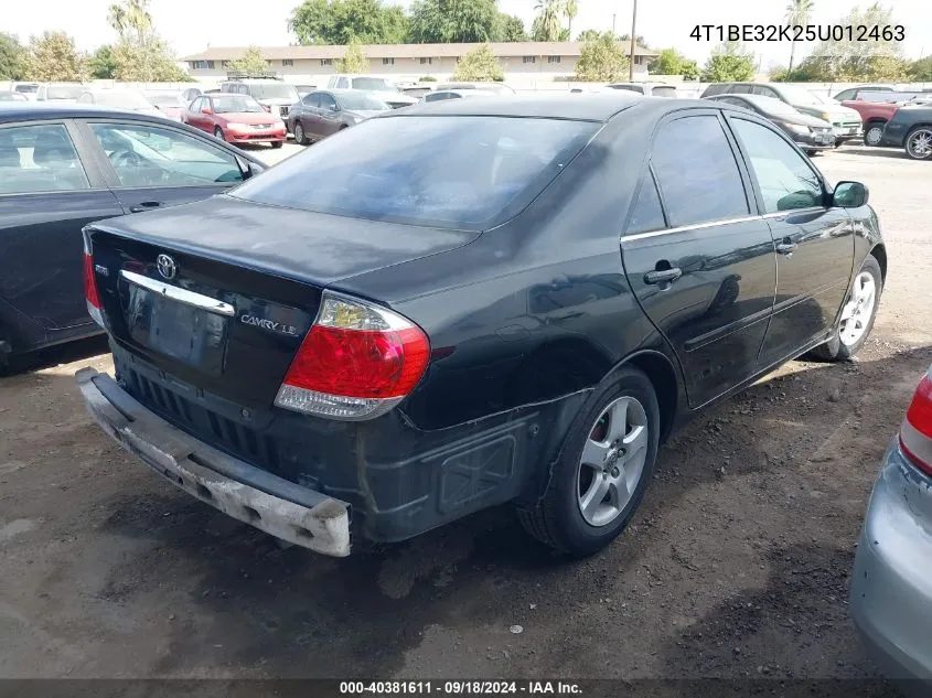 4T1BE32K25U012463 2005 Toyota Camry Le/Xle/Se