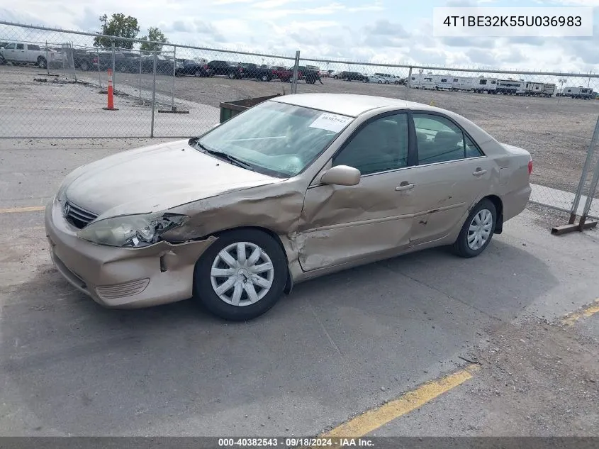 4T1BE32K55U036983 2005 Toyota Camry Le