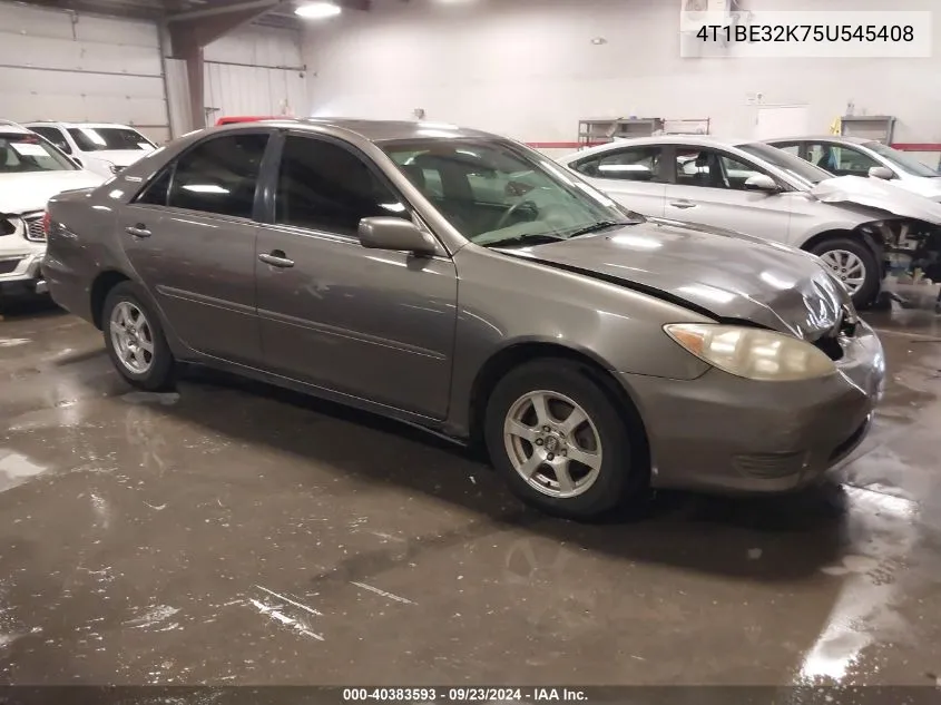 4T1BE32K75U545408 2005 Toyota Camry Le