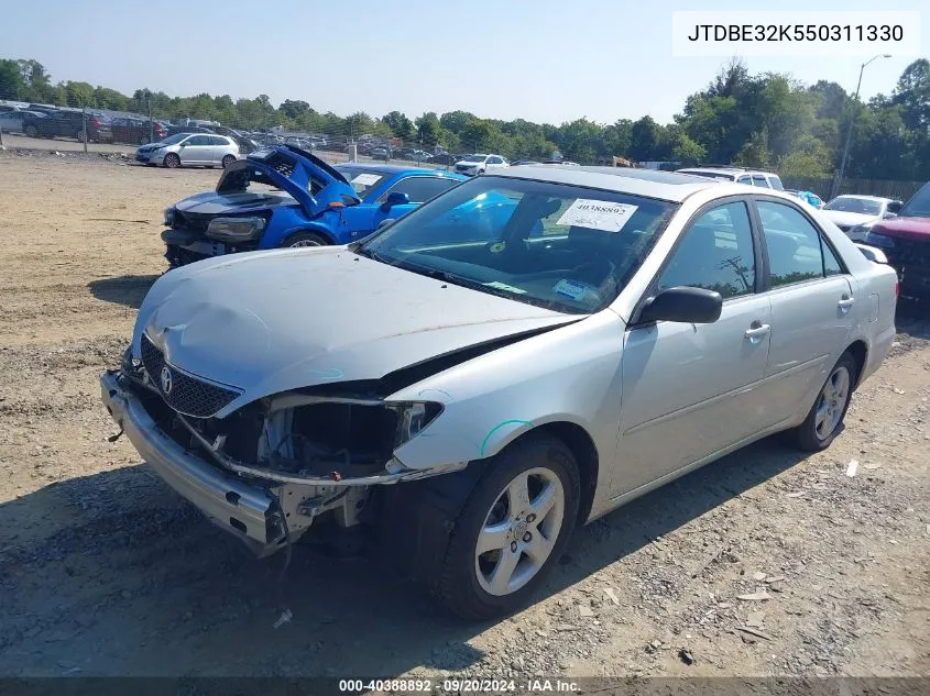 JTDBE32K550311330 2005 Toyota Camry Se