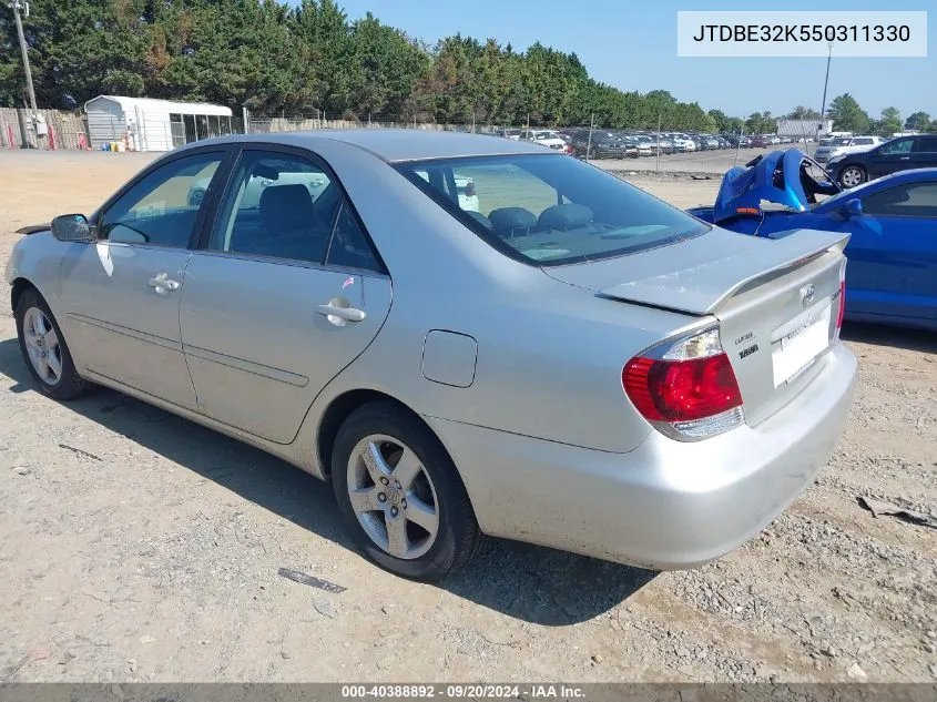 JTDBE32K550311330 2005 Toyota Camry Se