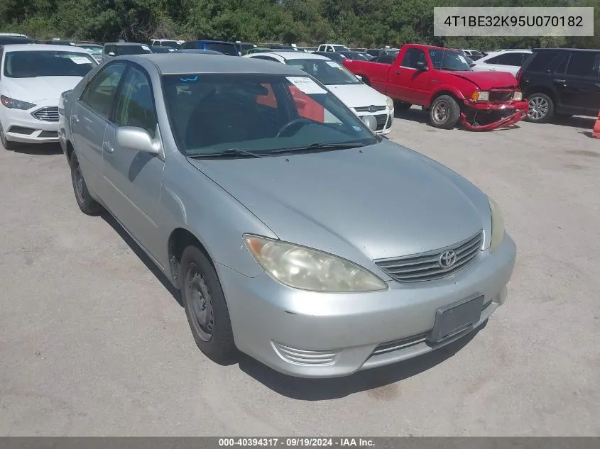 4T1BE32K95U070182 2005 Toyota Camry Le