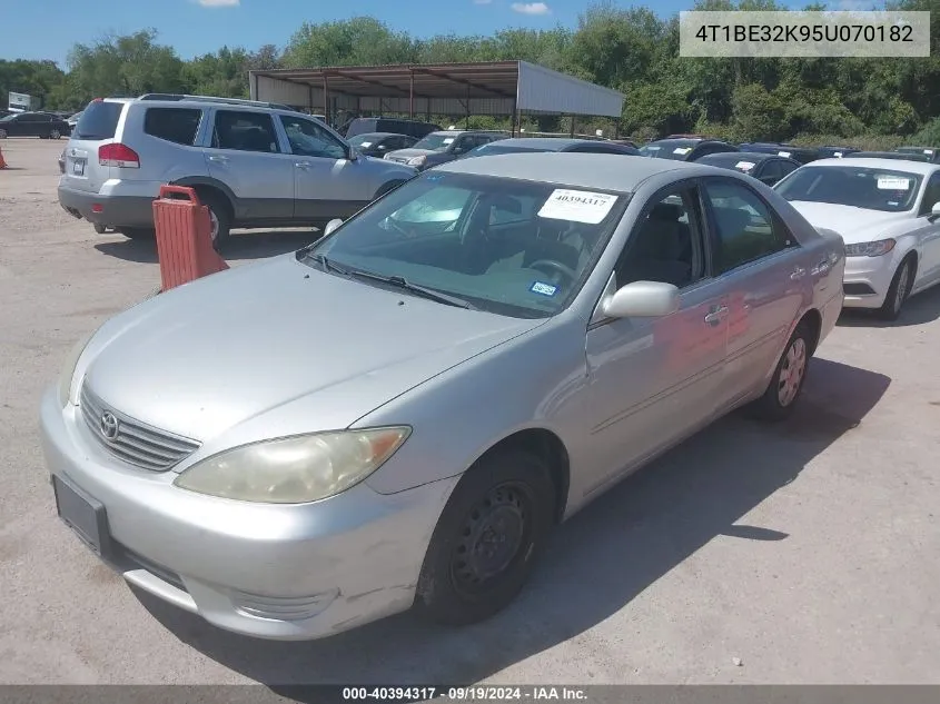 4T1BE32K95U070182 2005 Toyota Camry Le