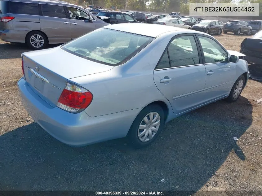 4T1BE32K65U564452 2005 Toyota Camry Le