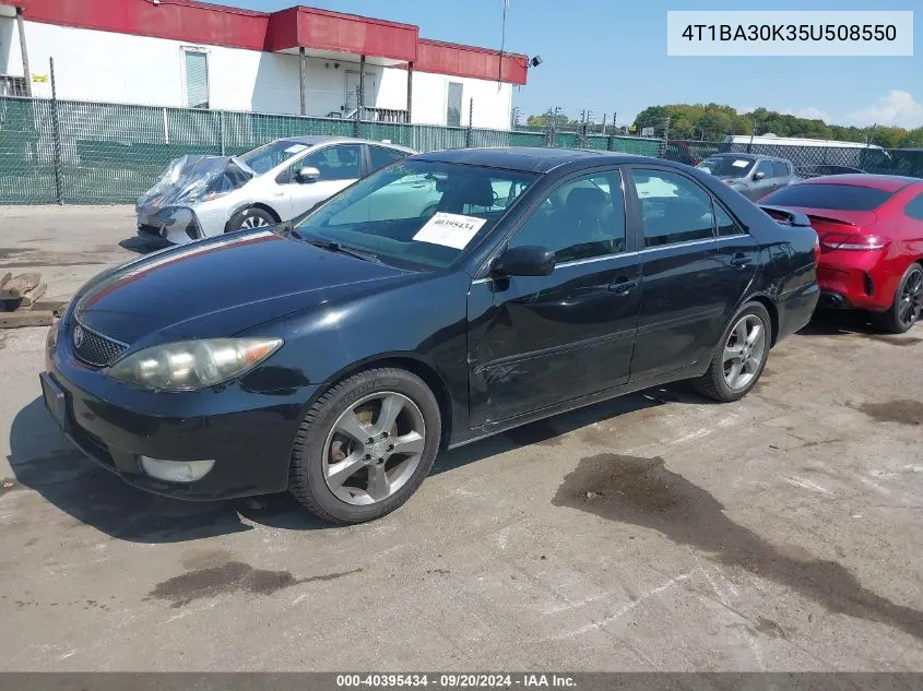 4T1BA30K35U508550 2005 Toyota Camry Se V6