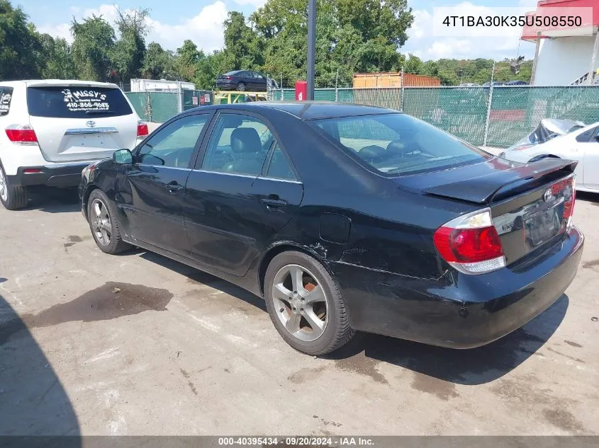 4T1BA30K35U508550 2005 Toyota Camry Se V6