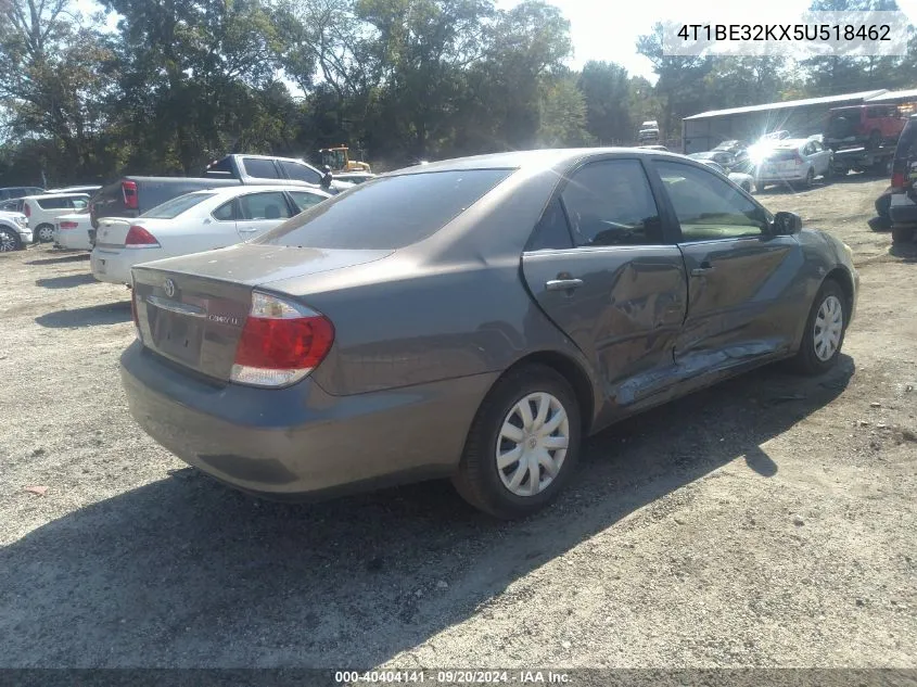 4T1BE32KX5U518462 2005 Toyota Camry Le