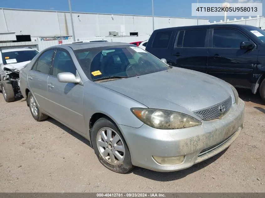 4T1BE32K05U958013 2005 Toyota Camry Se