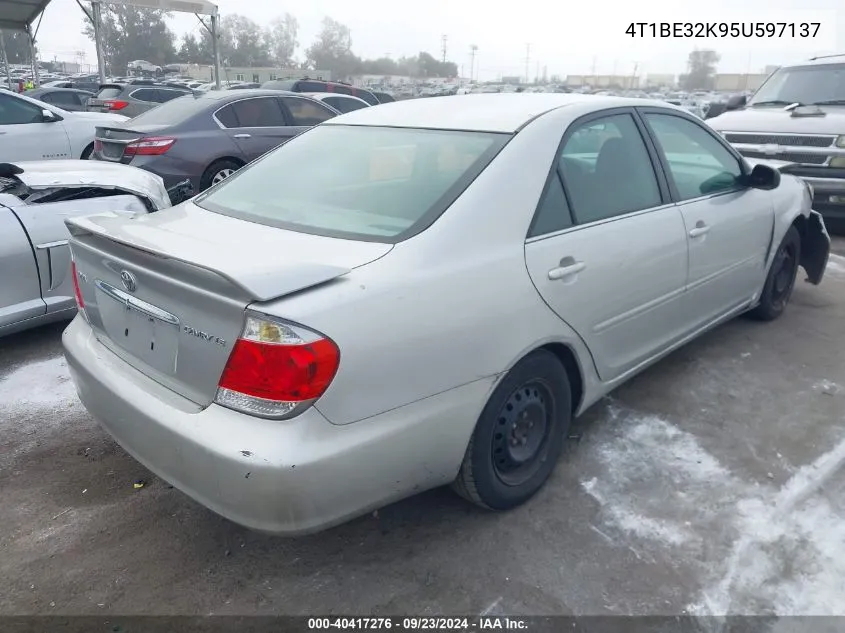 4T1BE32K95U597137 2005 Toyota Camry Le