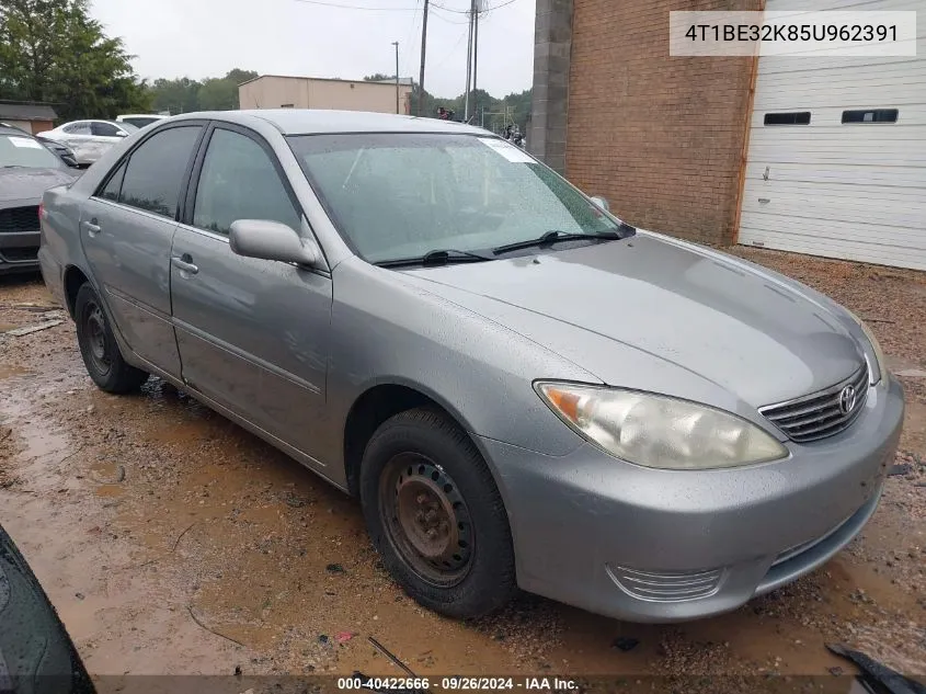 4T1BE32K85U962391 2005 Toyota Camry Le