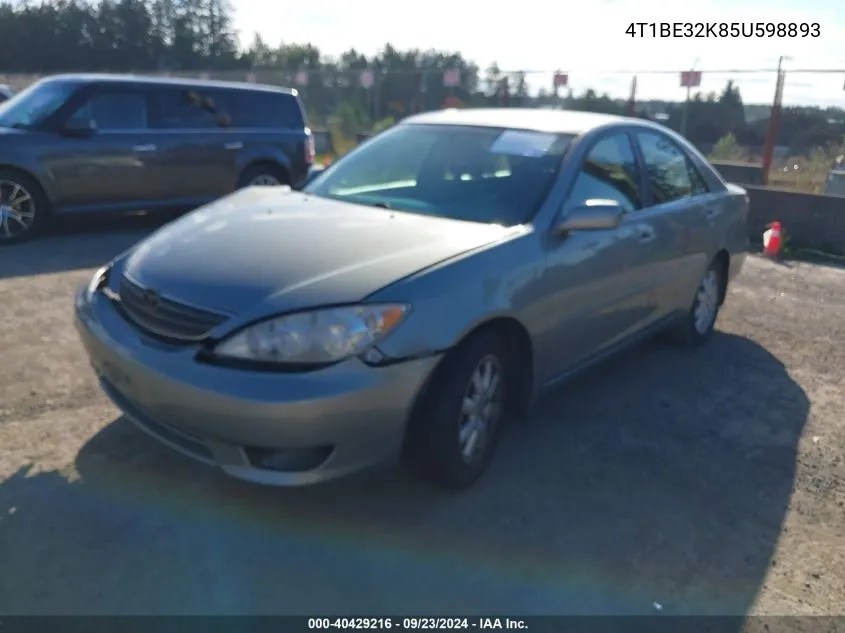 4T1BE32K85U598893 2005 Toyota Camry Xle