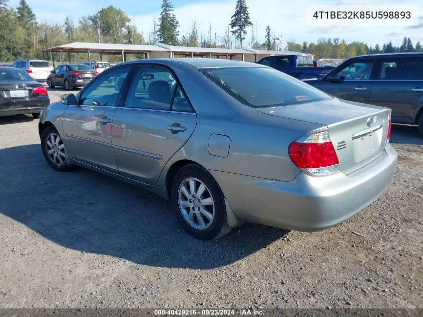 4T1BE32K85U598893 2005 Toyota Camry Xle