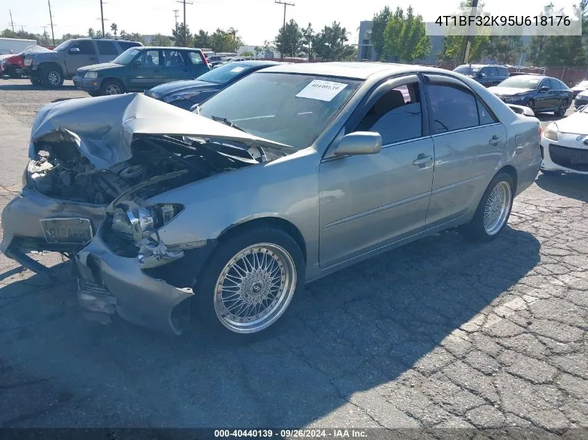 4T1BF32K95U618176 2005 Toyota Camry Le V6