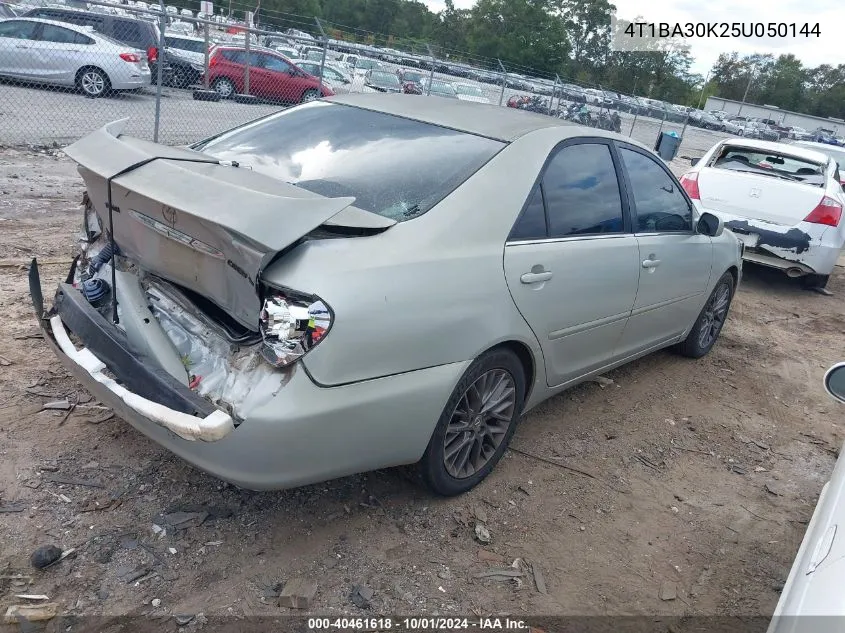 4T1BA30K25U050144 2005 Toyota Camry Se V6