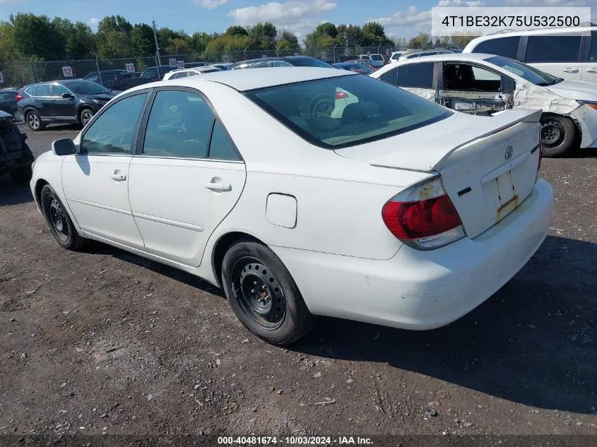 4T1BE32K75U532500 2005 Toyota Camry Se