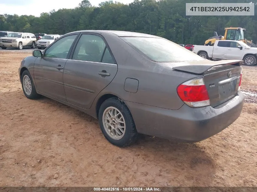 4T1BE32K25U942542 2005 Toyota Camry Le