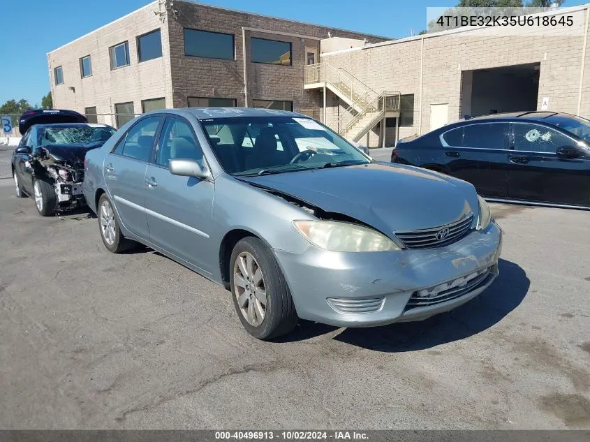 4T1BE32K35U618645 2005 Toyota Camry Le