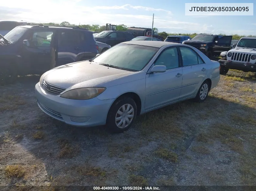 JTDBE32K850304095 2005 Toyota Camry Le/Xle/Se