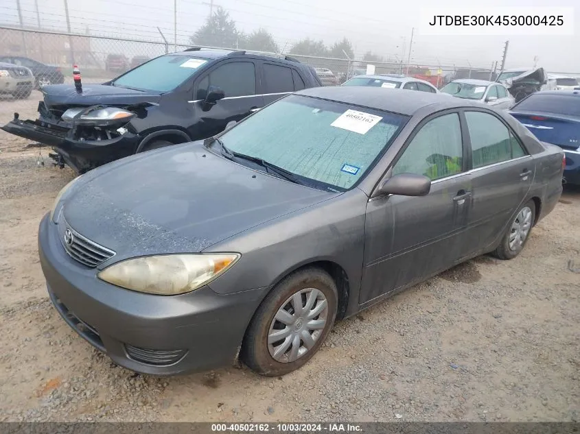 JTDBE30K453000425 2005 Toyota Camry Le/Se/Xle