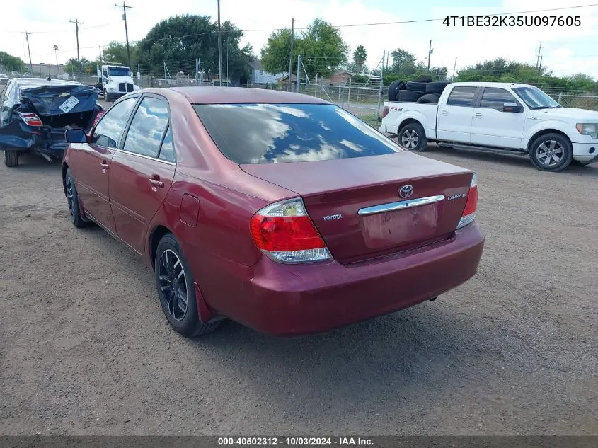 4T1BE32K35U097605 2005 Toyota Camry Le